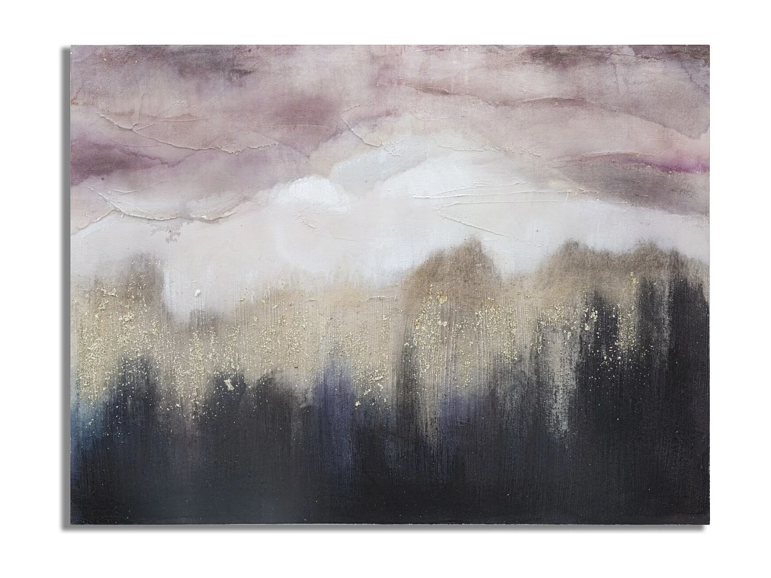 Toile Peinture Déco "Mountain" 60x80cm Multicolore