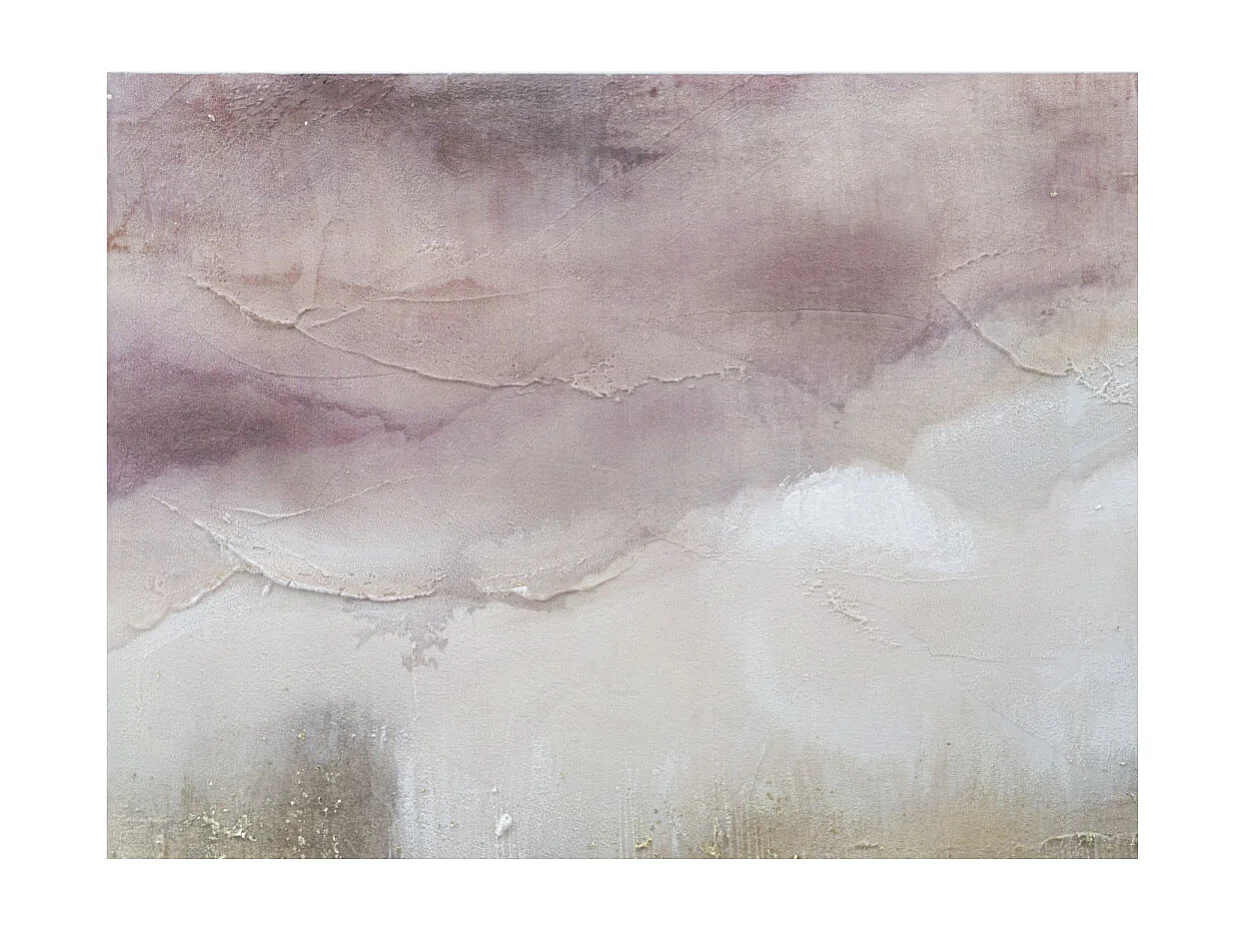 Toile Peinture Déco "Mountain" 60x80cm Multicolore