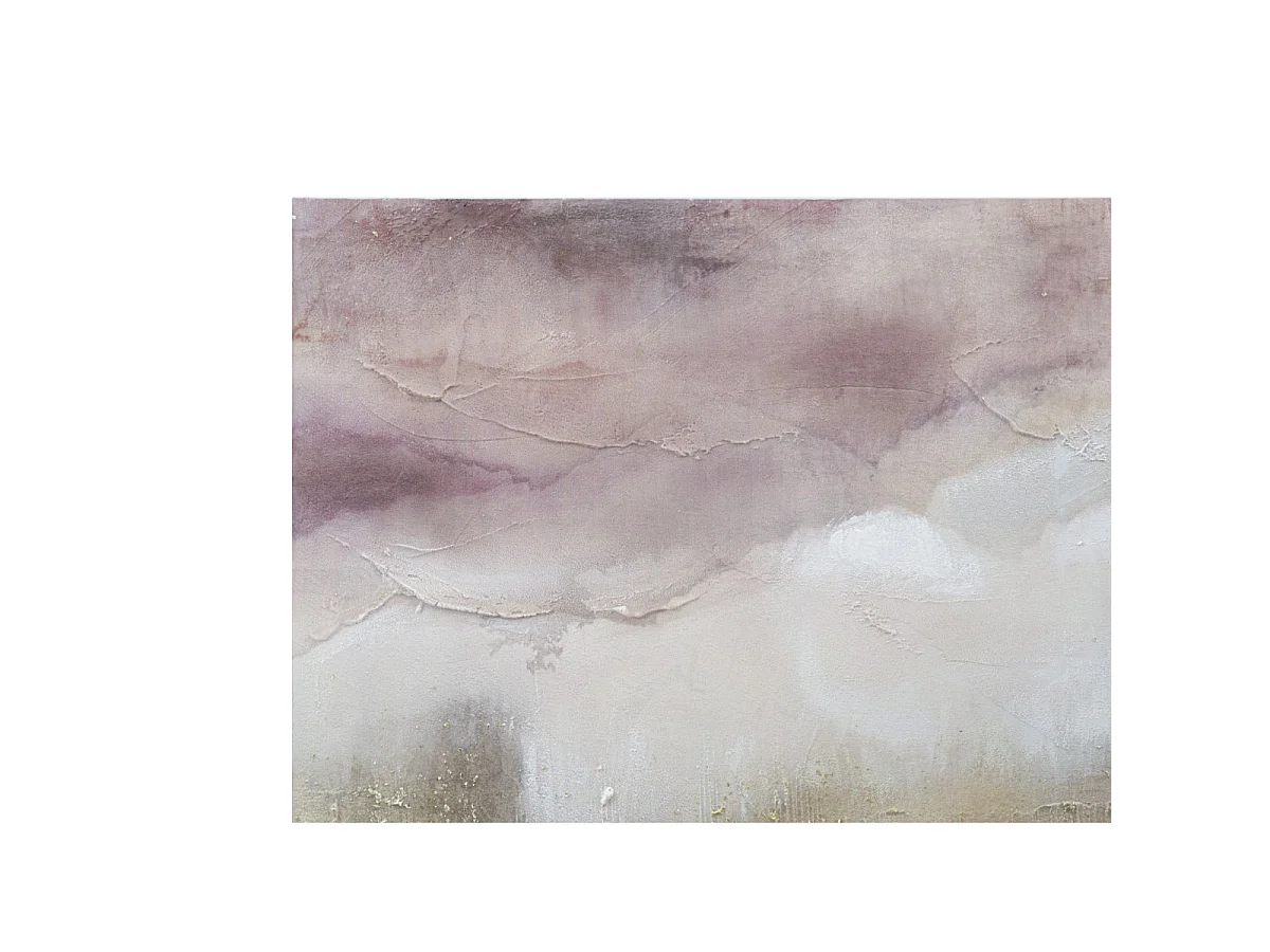 Toile Peinture Déco "Mountain" 60x80cm Multicolore