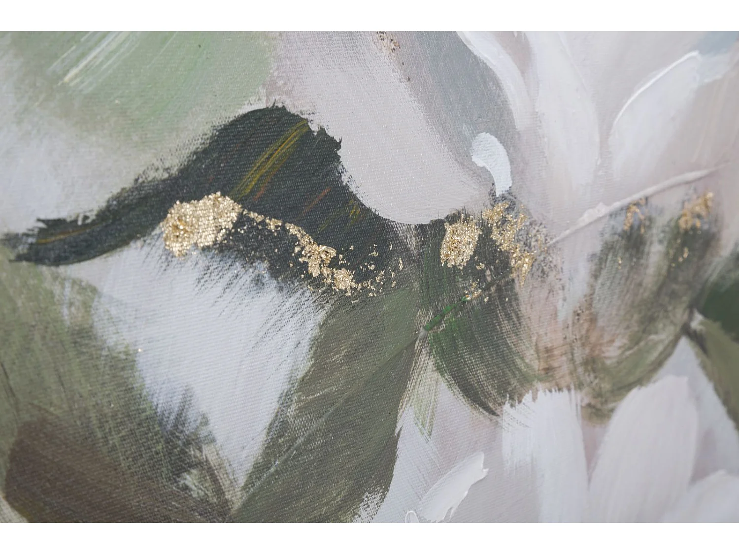 Dipinto su tela multicolore fiori cm 80x3,7x100