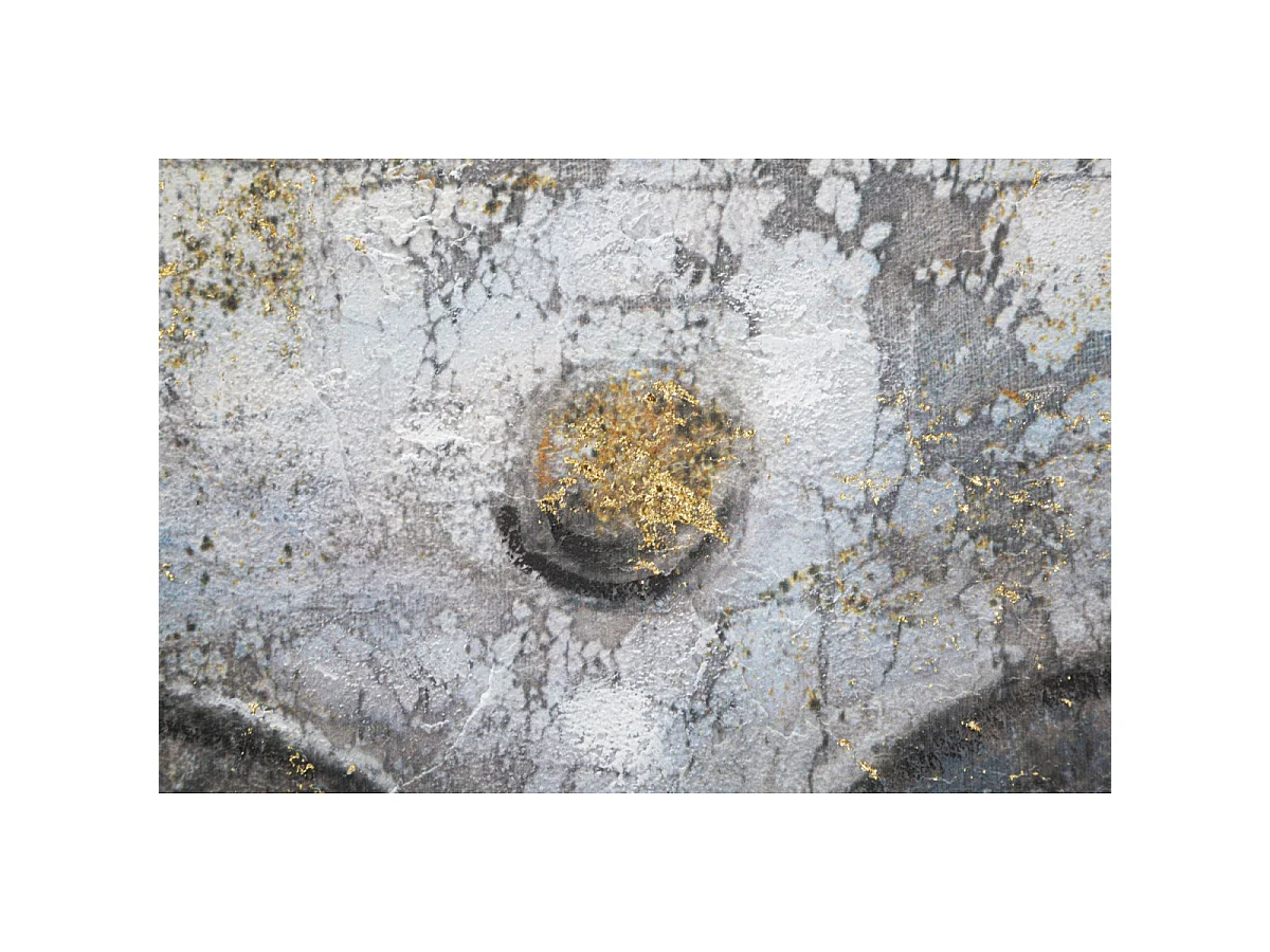 Toile Imprimée Déco "Bouddha Face" 80x120cm Multicolore