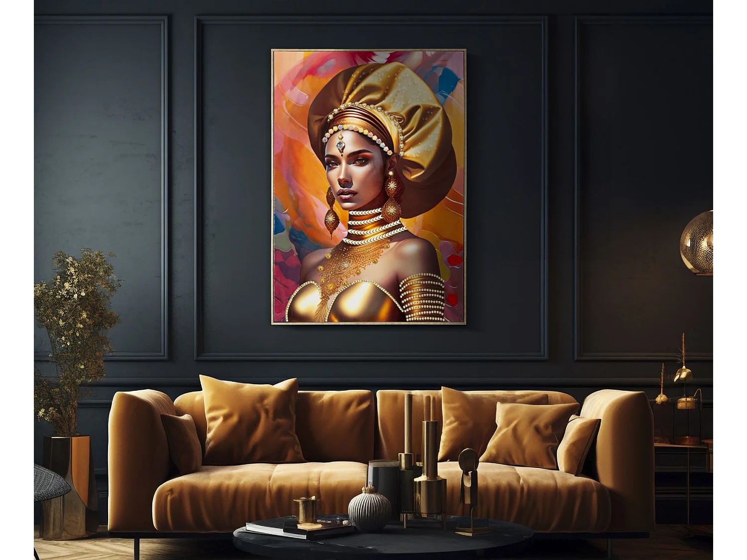 Tableau Déco "Samiras" 72x102cm Multicolore