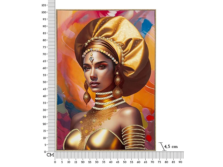 Tableau Déco "Samiras" 72x102cm Multicolore