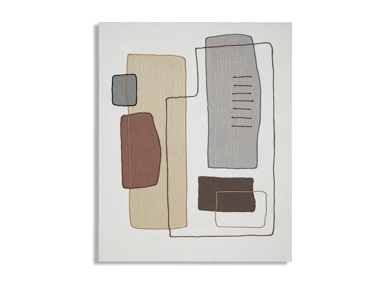 Toile Imprimée Déco "Paints" 80x100cm Multicolore