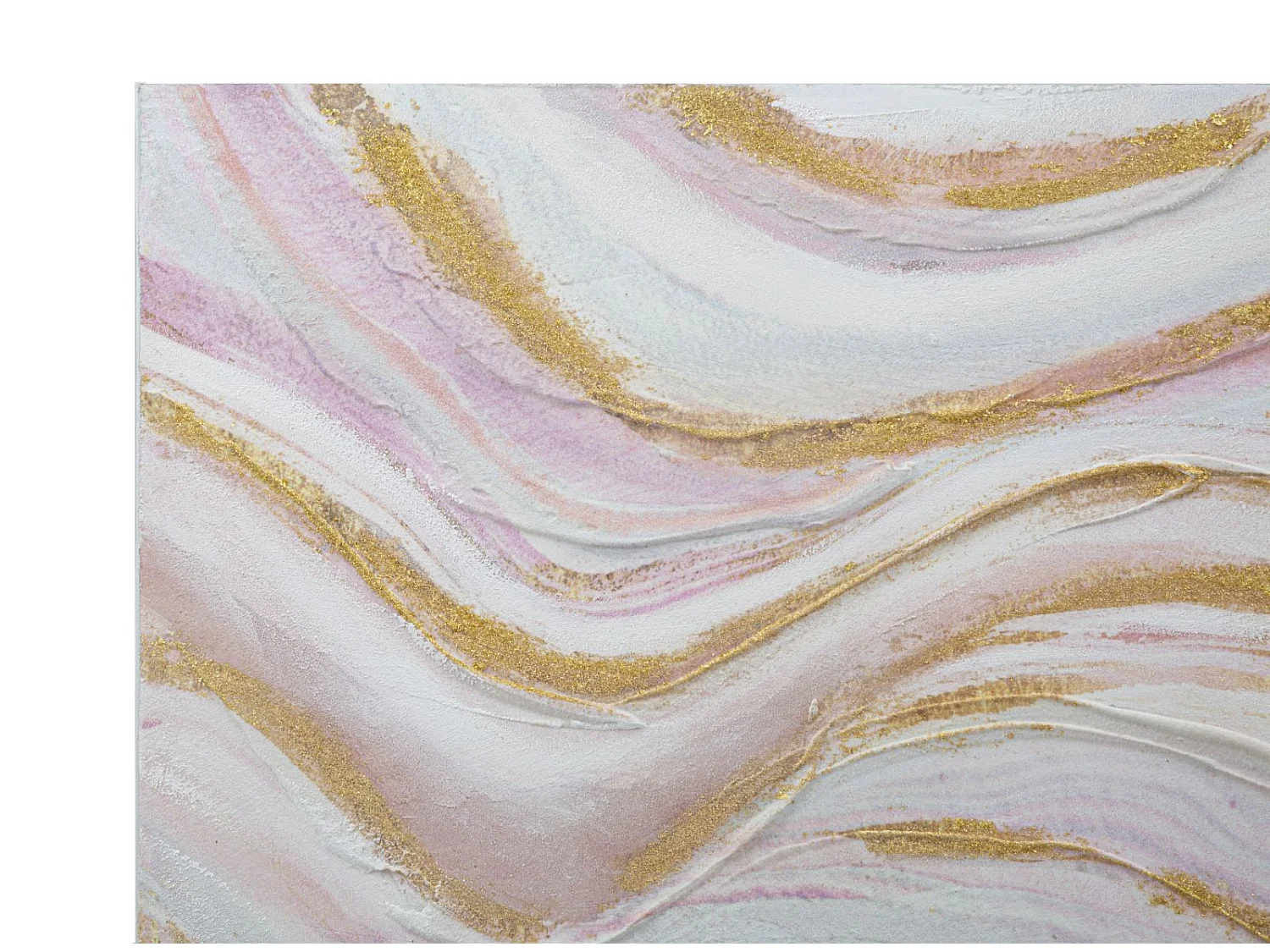 Peinture abstraite multicolore sur toile 60x2,7x90 cm