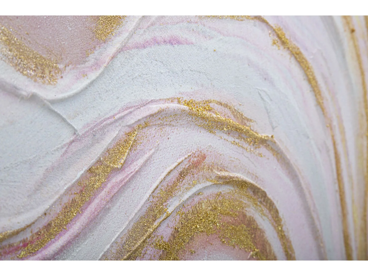 Peinture abstraite multicolore sur toile 60x2,7x90 cm