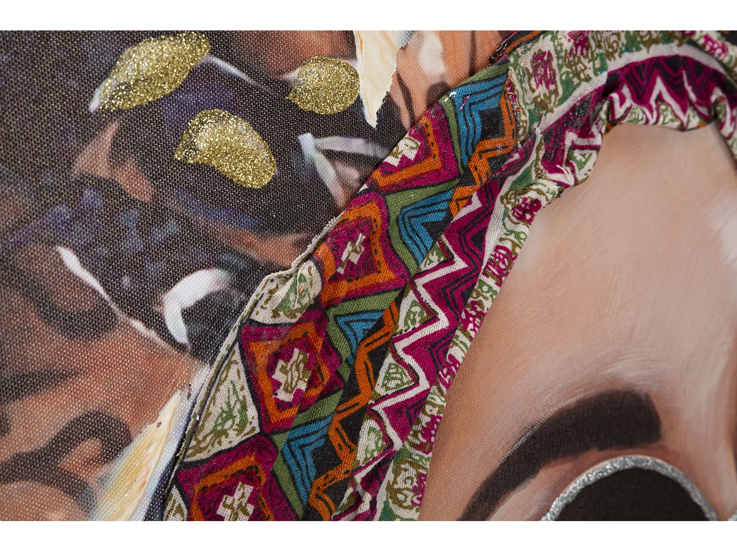 Toile Imprimée Déco "Jennifer" 70x100cm Multicolore