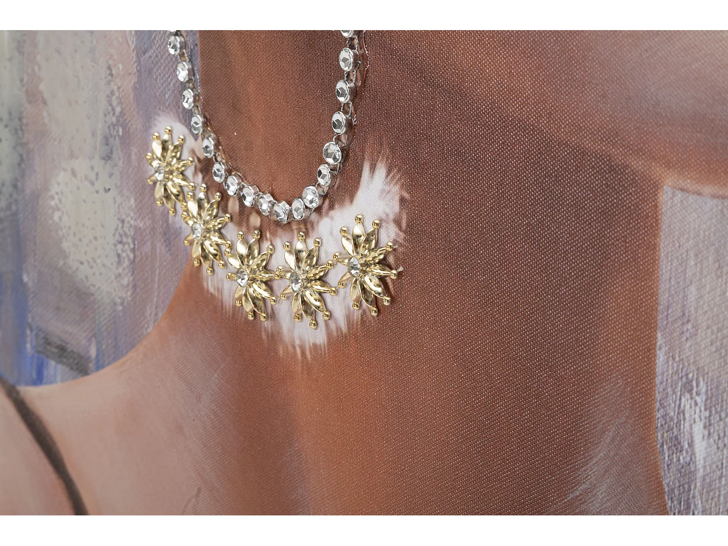 Toile Imprimée Déco "Jennifer" 70x100cm Multicolore