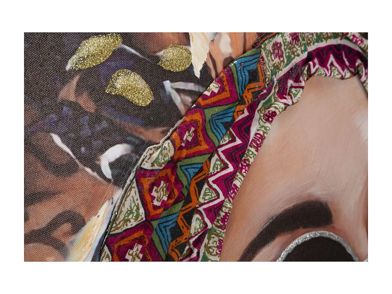 Toile Imprimée Déco "Jennifer" 70x100cm Multicolore