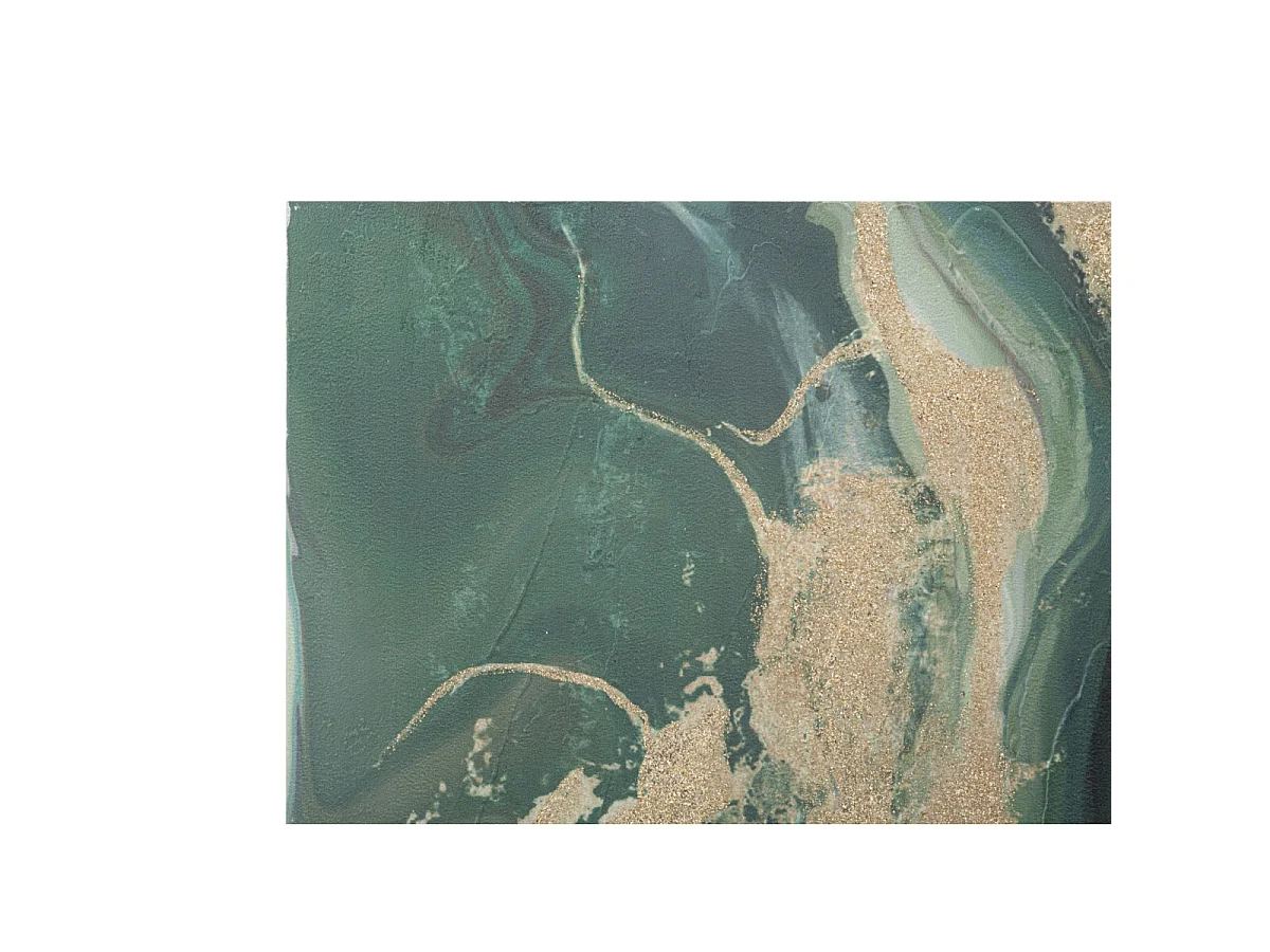 Gemälde auf Leinwand mehrfarbig abstrakt 80x2,8x100 cm