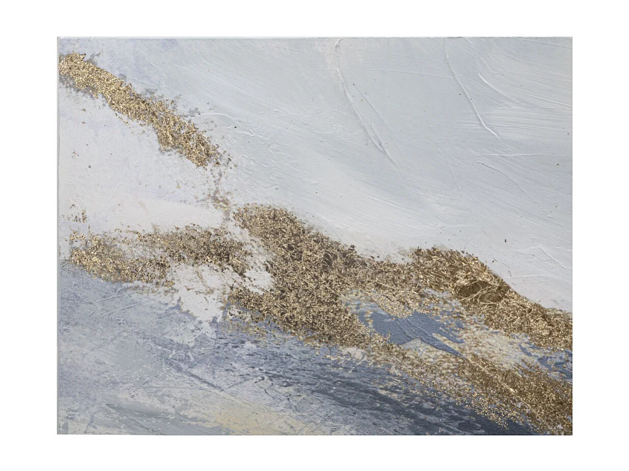 Lot de 3 Toiles Peinture Déco "Gaspons" 80x150cm Multicolore