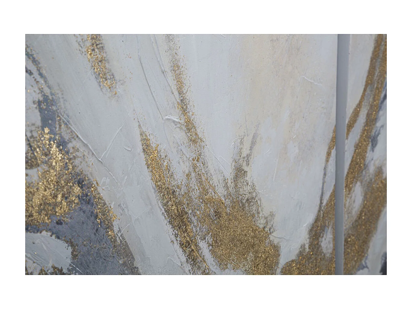 Lot de 3 Toiles Peinture Déco "Gaspons" 80x150cm Multicolore