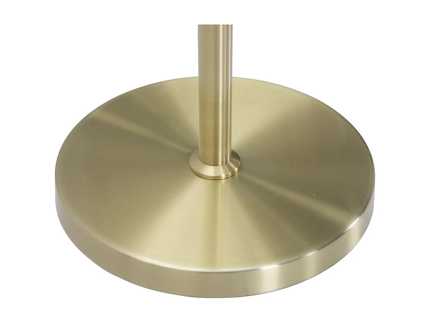 Lampadaire 2 Sphères "Glamy" 180cm Blanc & Or