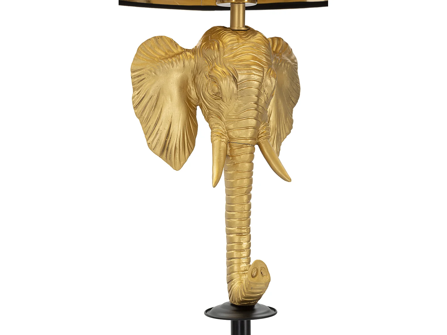 Lampadaire Design "Elephant" 164cm Or & Noir