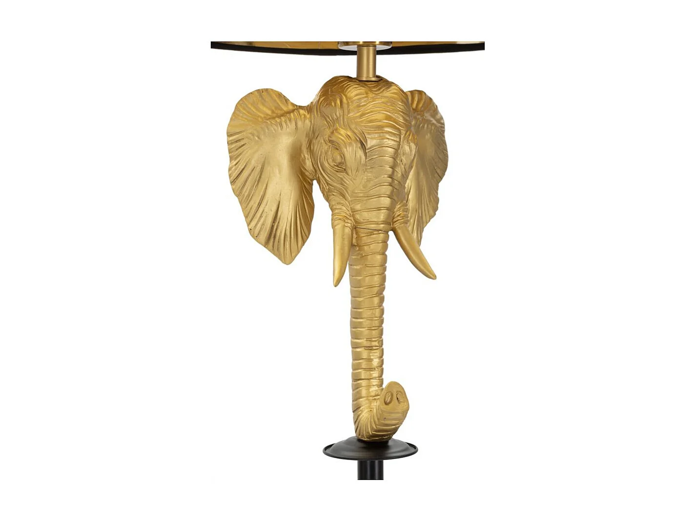 Lampadaire Design "Elephant" 164cm Or & Noir