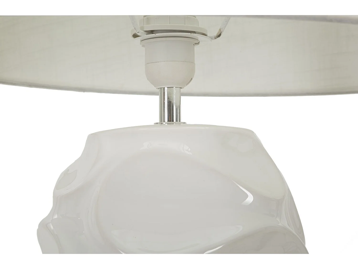 Lampe à Poser en Céramique "Warsaw" 83cm Blanc