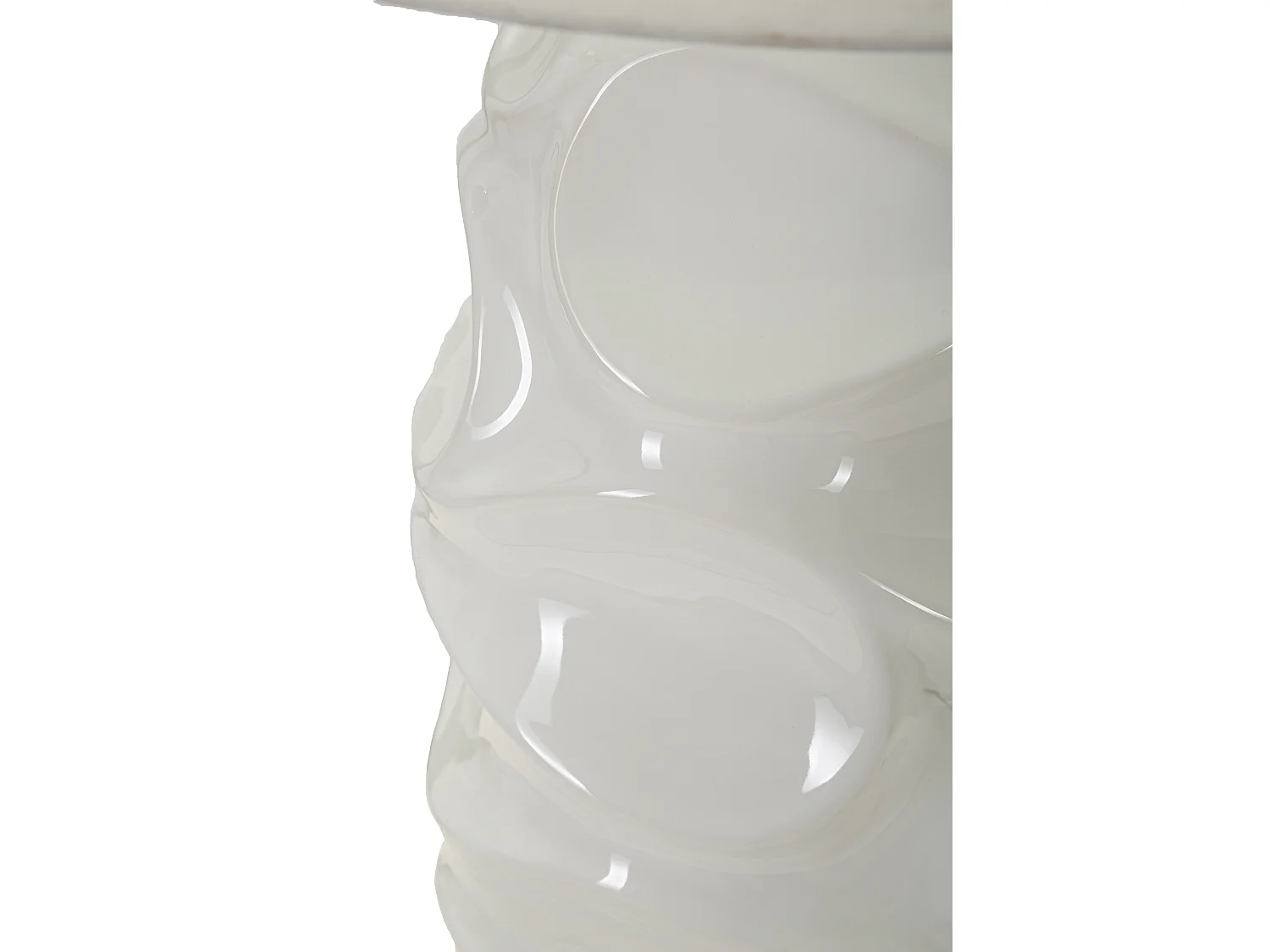 Lampe à Poser en Céramique "Warsaw" 83cm Blanc