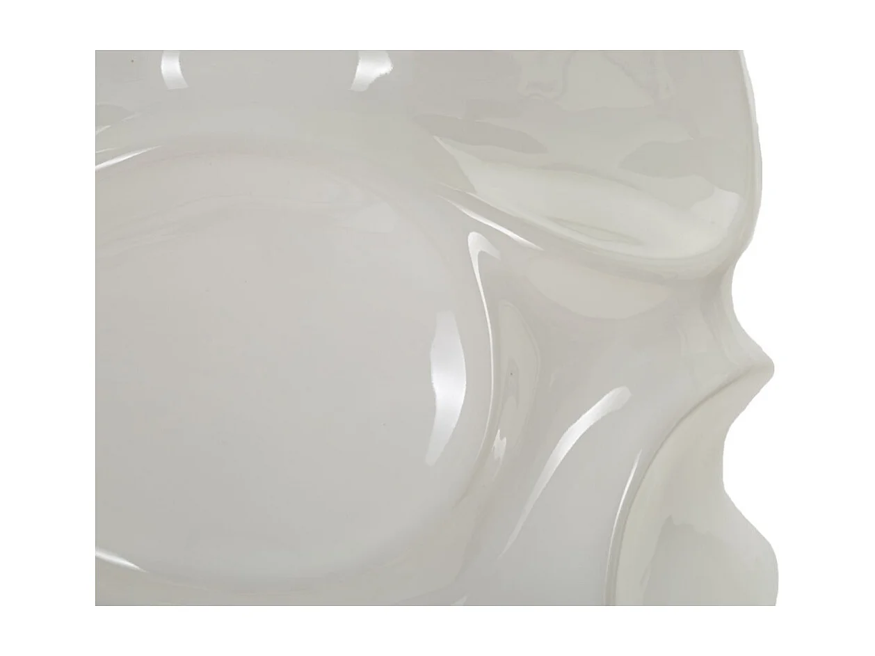 Piantana in ceramica bianca Ø cm 45x83