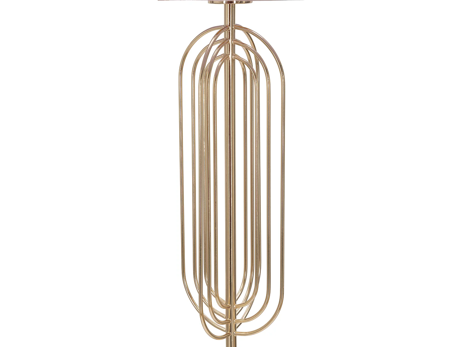 Lampadaire Design en Métal "Krista" 168cm Rose & Or