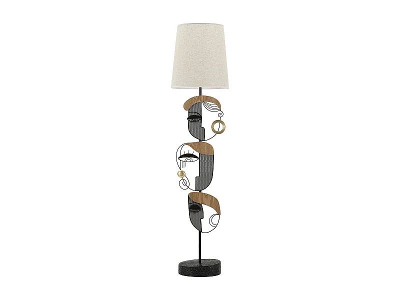 Lampadaire en Métal "Picassy" 162cm Multicolore