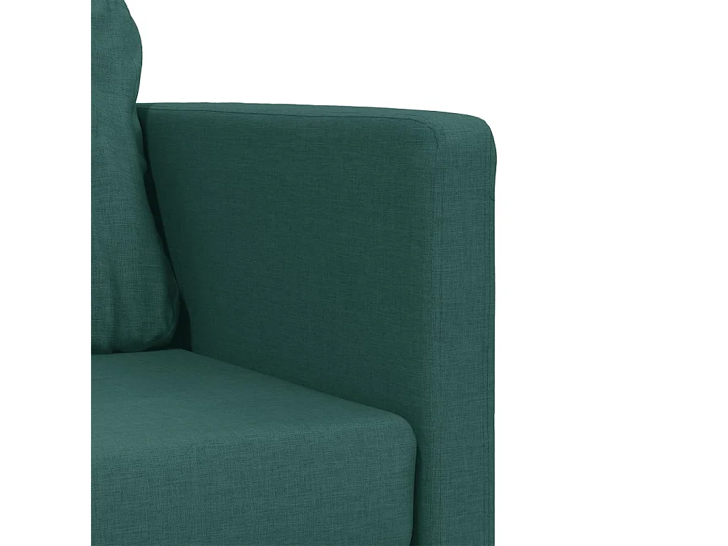 Slaapbank vloermodel 2-in-1 112x174x55 cm stof donkergroen