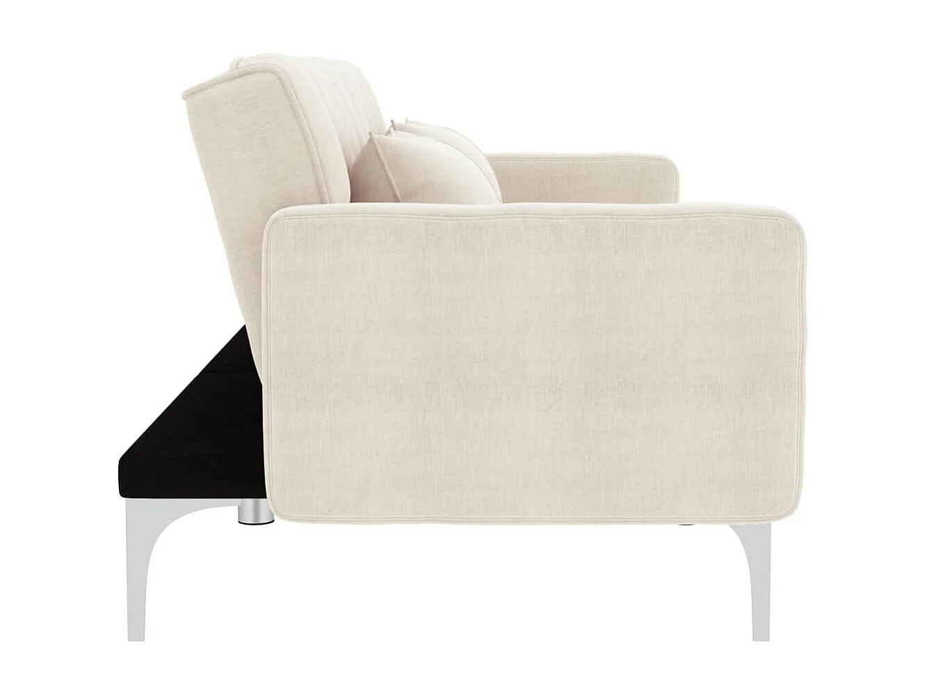 Canapé-lit Crème Tissu