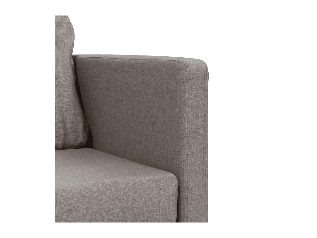 Canapé-lit 2 en 1 taupe 112x174x55 cm tissu