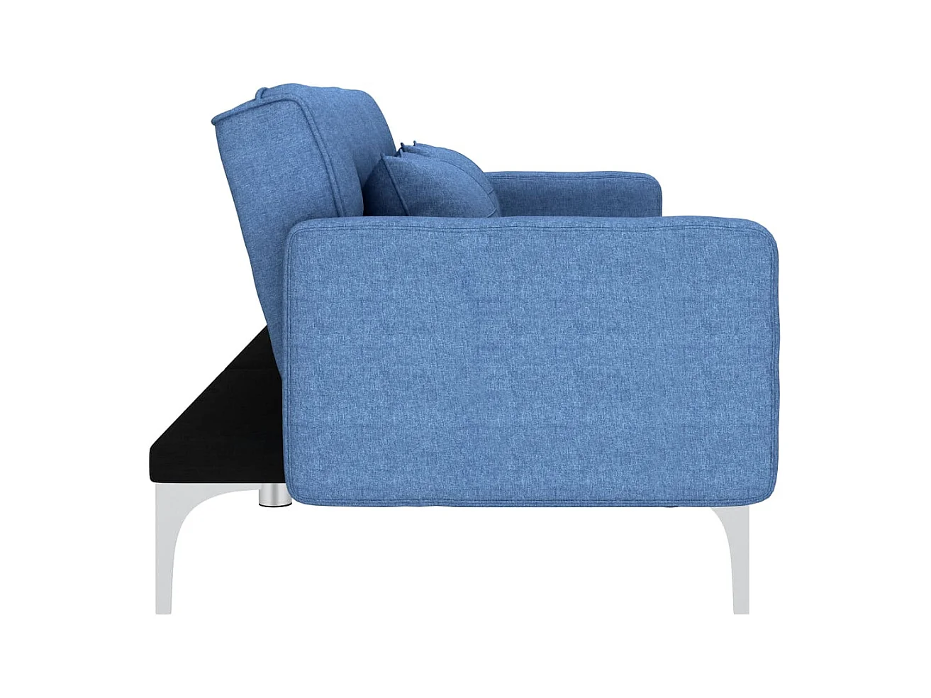 Slaapbank stof blauw