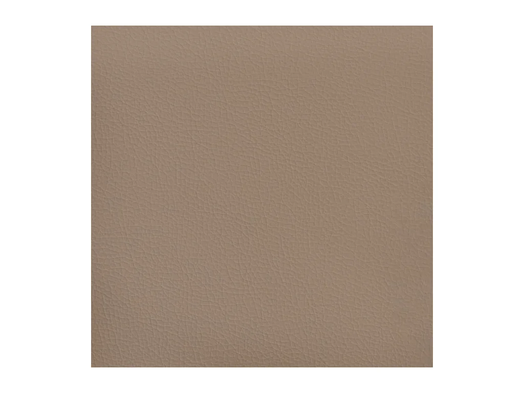 Fauteuil avec repose-pied Cappuccino 60 cm Similicuir