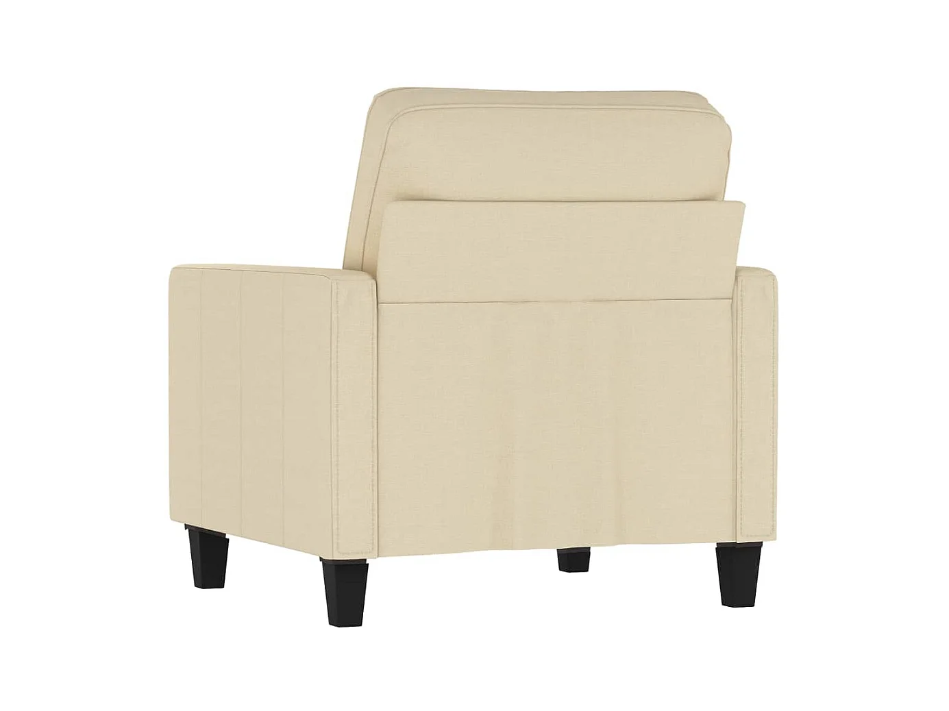 Poltrona 60 cm tecido cor creme
