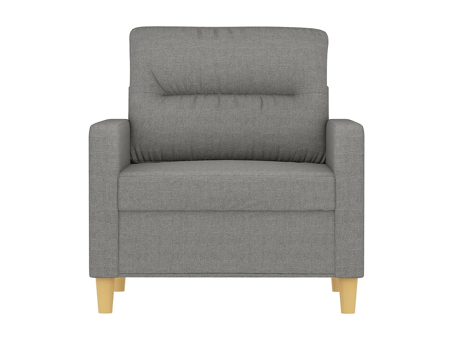 Fauteuil Gris foncé 60 cm Tissu