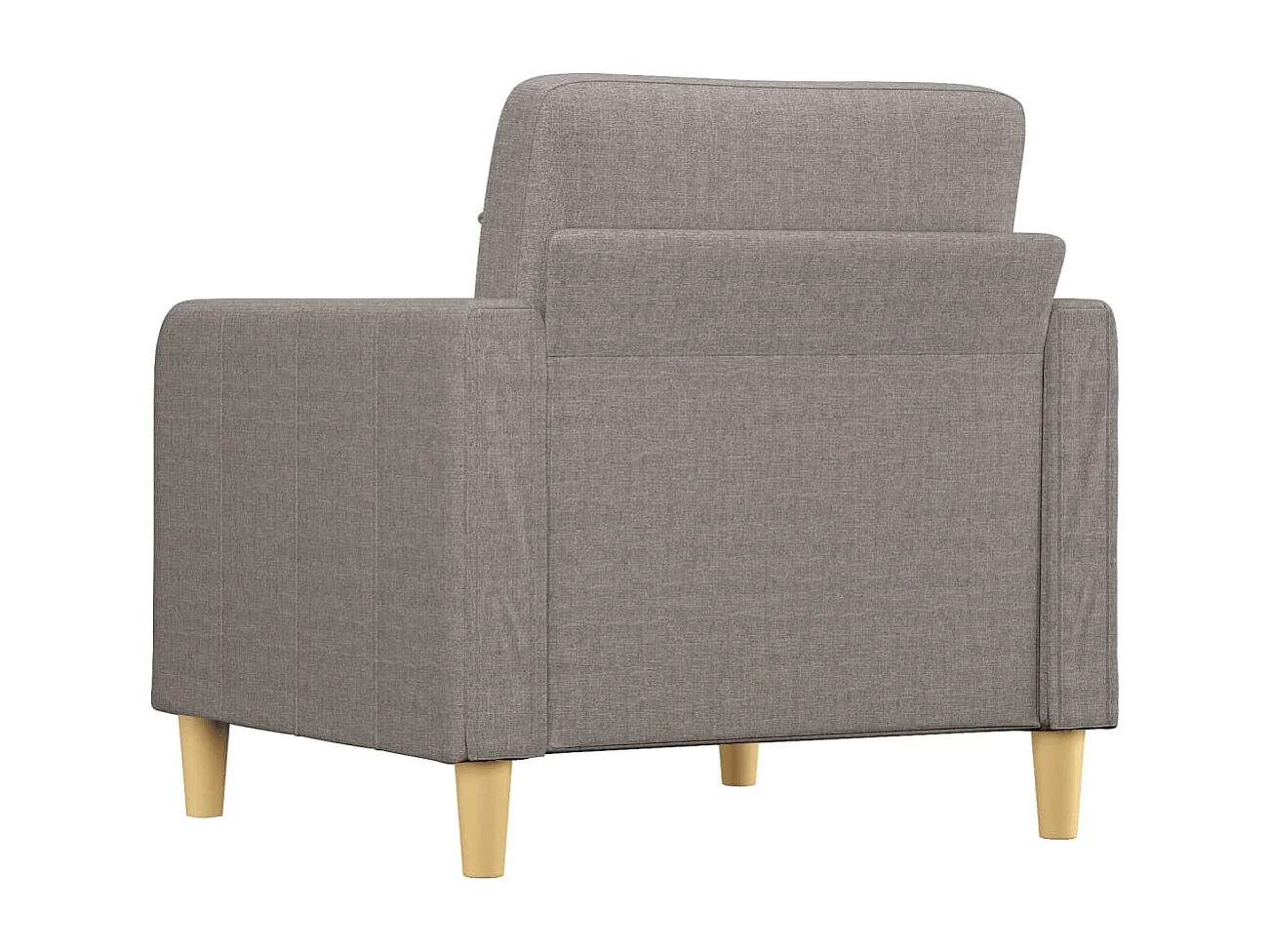 Fauteuil Taupe 60 cm Tissu