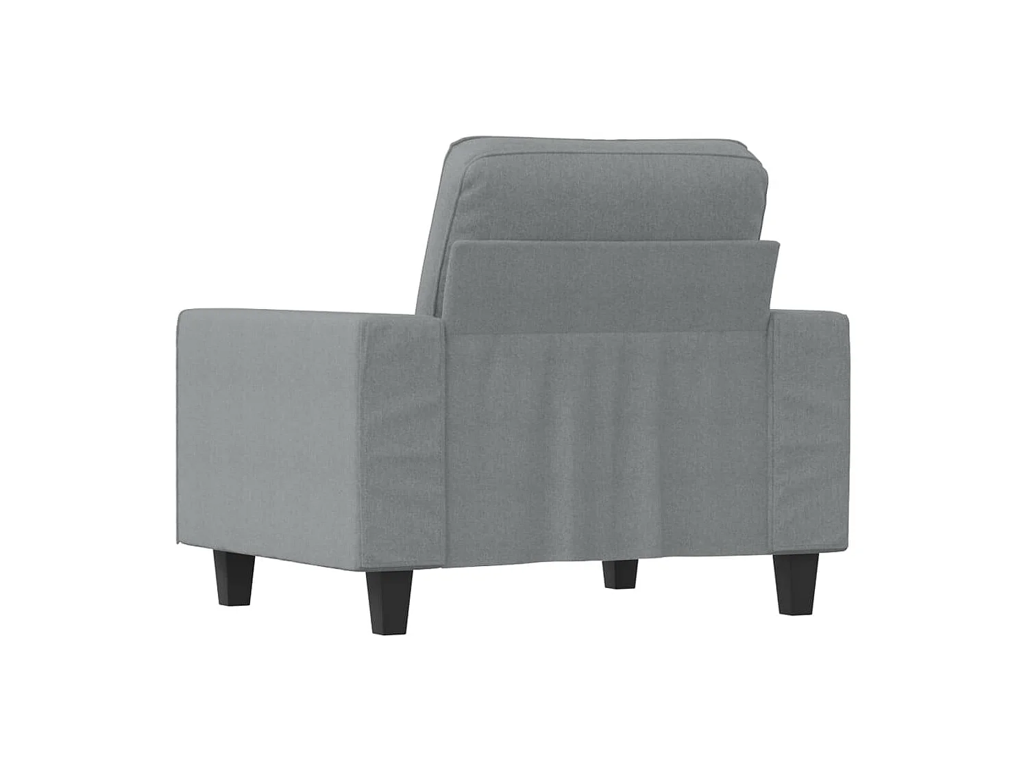 Fauteuil 60 cm stof lichtgrijs