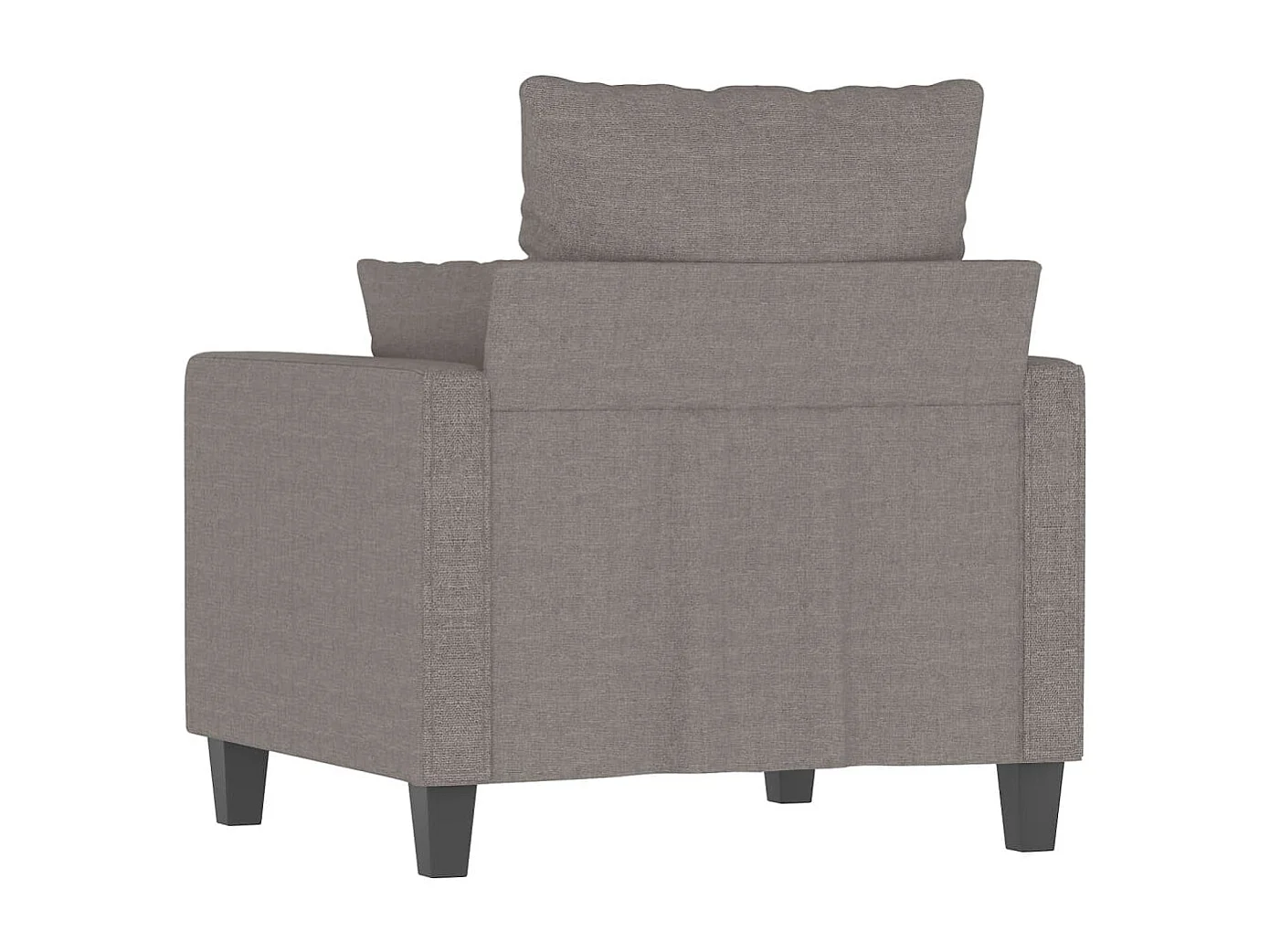 Fauteuil Taupe 60 cm Tissu