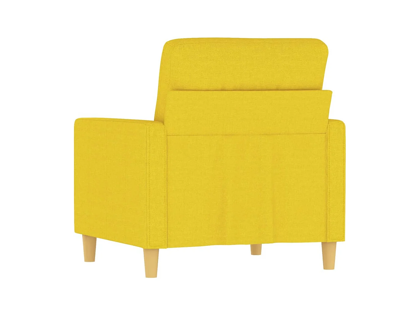 Fauteuil Jaune clair 60 cm Tissu
