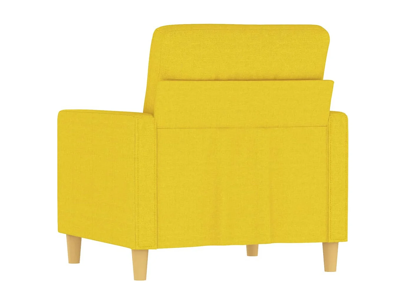 Fauteuil Jaune clair 60 cm Tissu