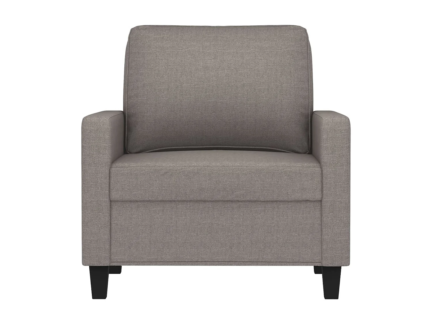Fauteuil Taupe 60 cm Tissu