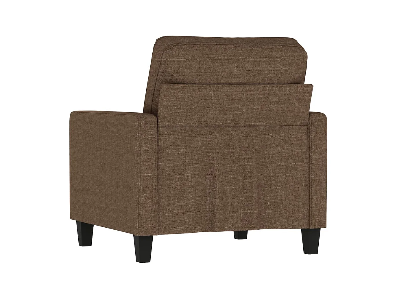 Fauteuil Marron 60 cm Tissu