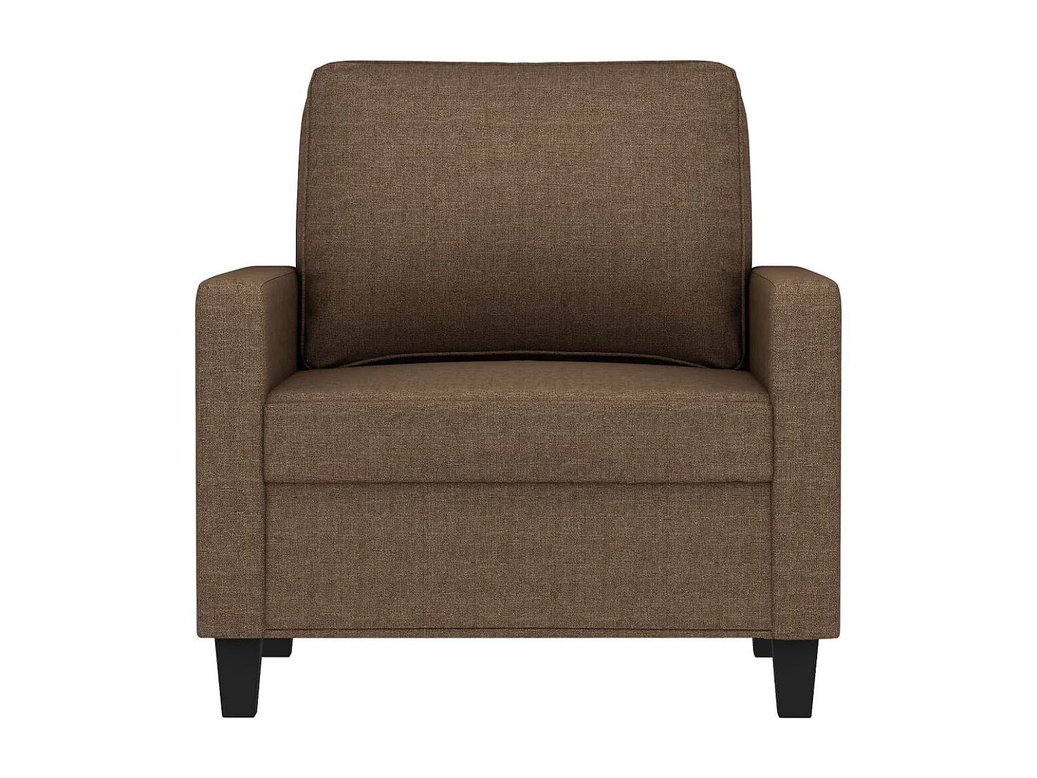 Fauteuil 60 cm stof bruin