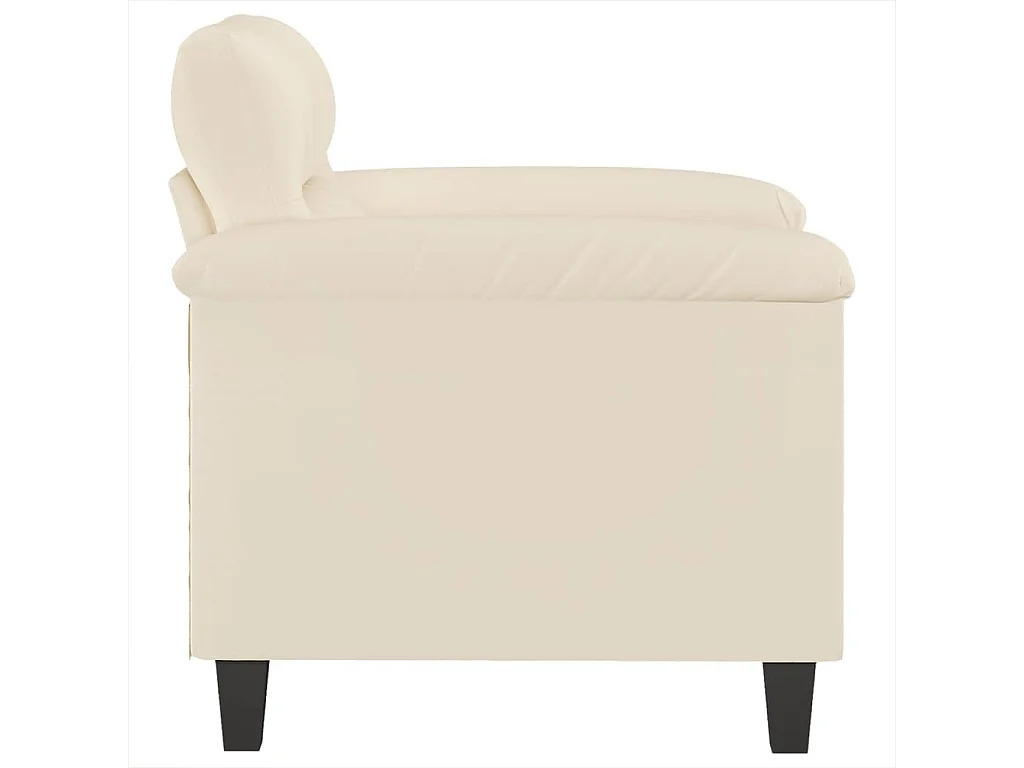 Fauteuil 60 cm microvezelstof beige