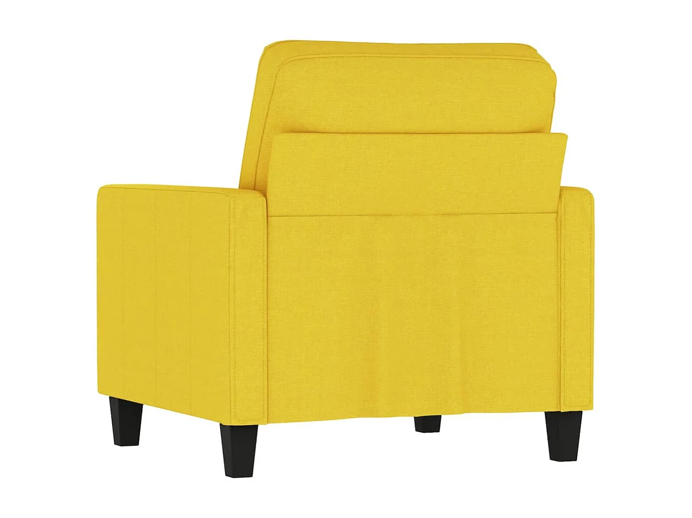 Fauteuil Jaune clair 60 cm Tissu