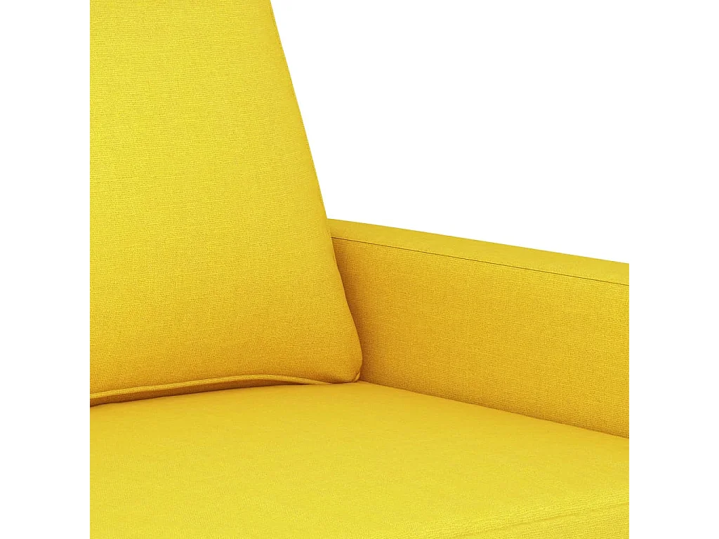 Fauteuil Jaune clair 60 cm Tissu