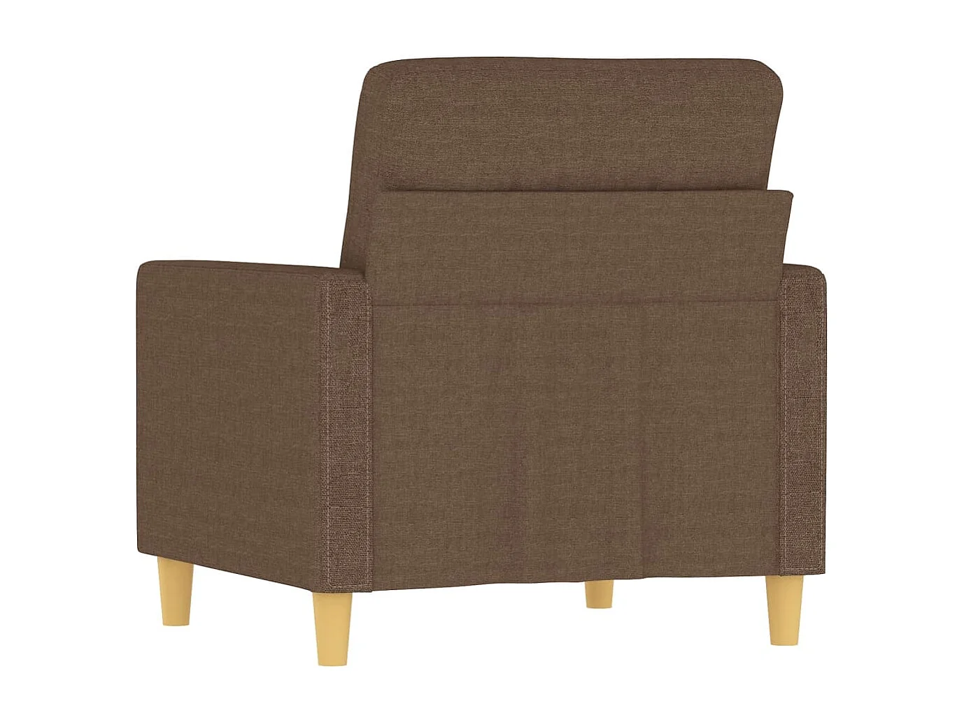 Fauteuil Marron 60 cm Tissu