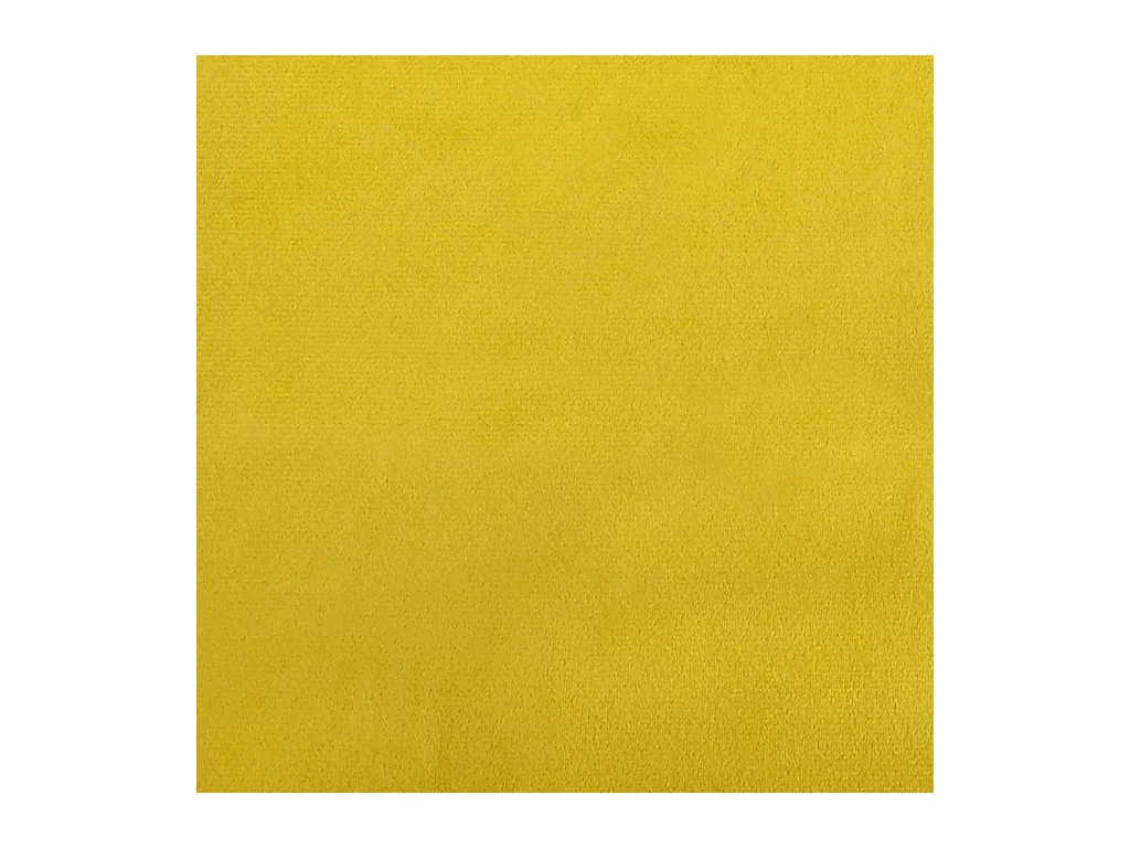 Fauteuil avec coussin jaune velours