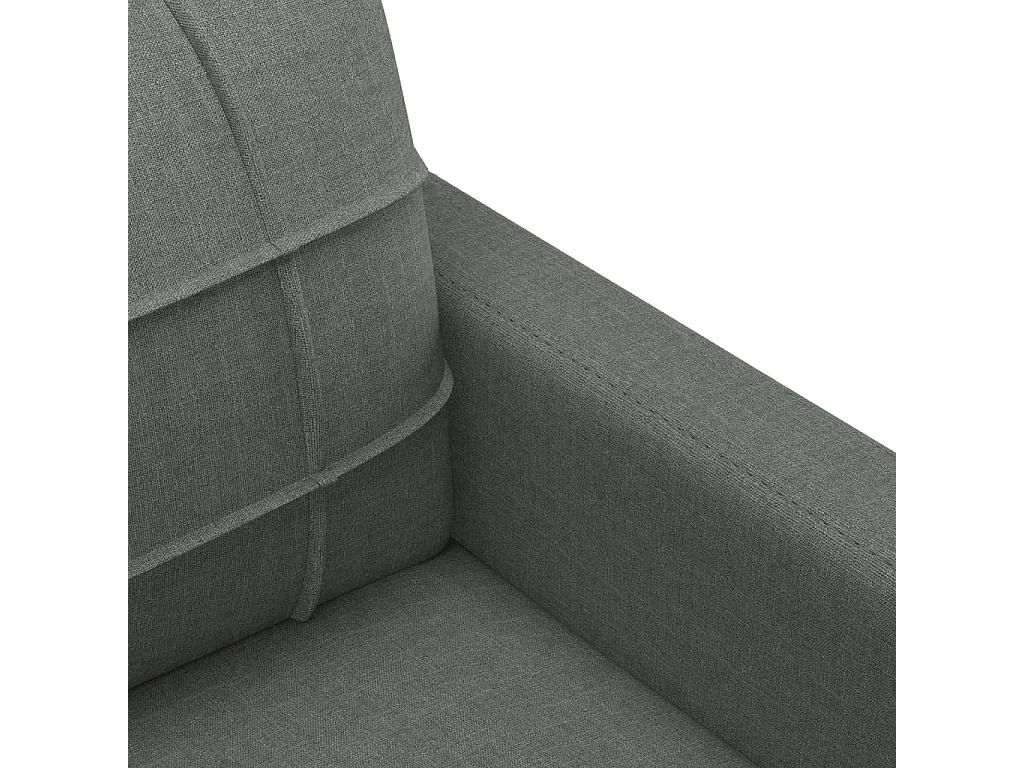 Sillón de tela gris oscuro 60 cm