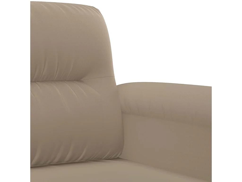 Fauteuil Taupe 60 cm Tissu microfibre