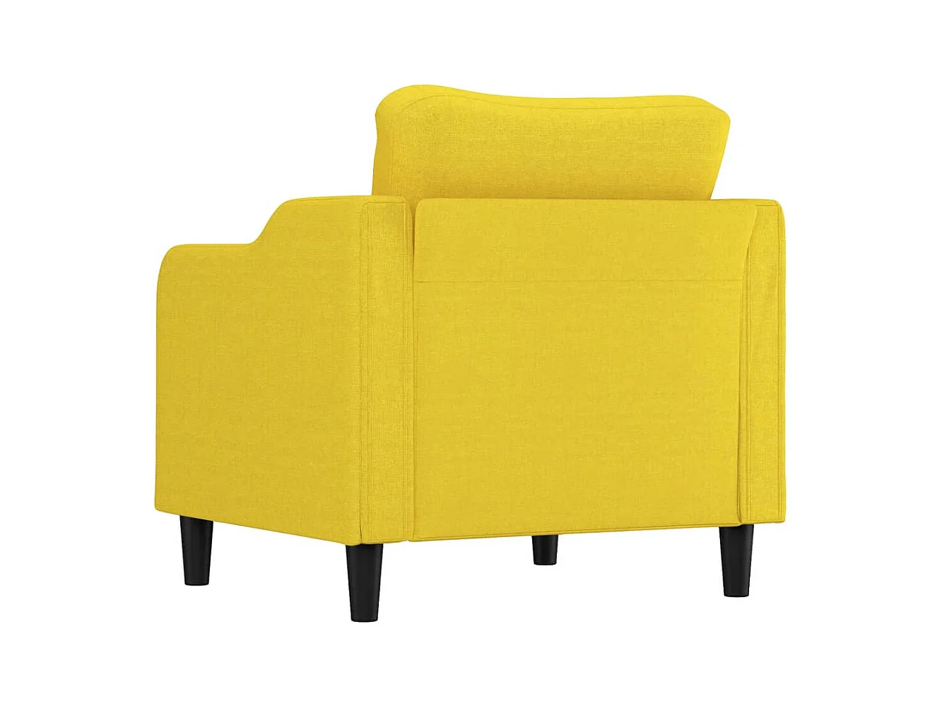 Fauteuil Jaune clair 60 cm Tissu