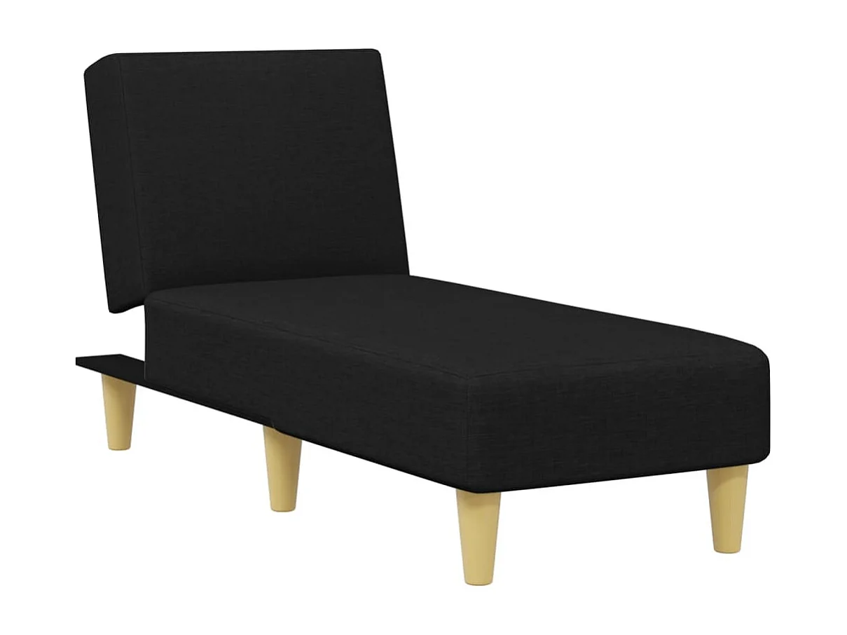 Ensemble de canapés 2 pièces noir tissu