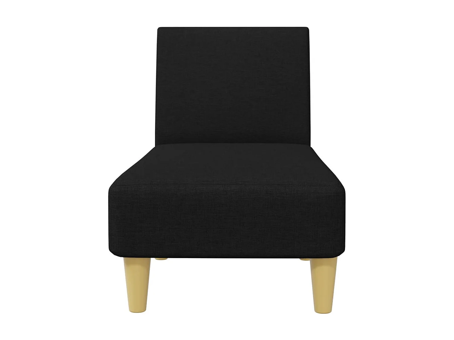 Ensemble de canapés 2 pièces noir tissu