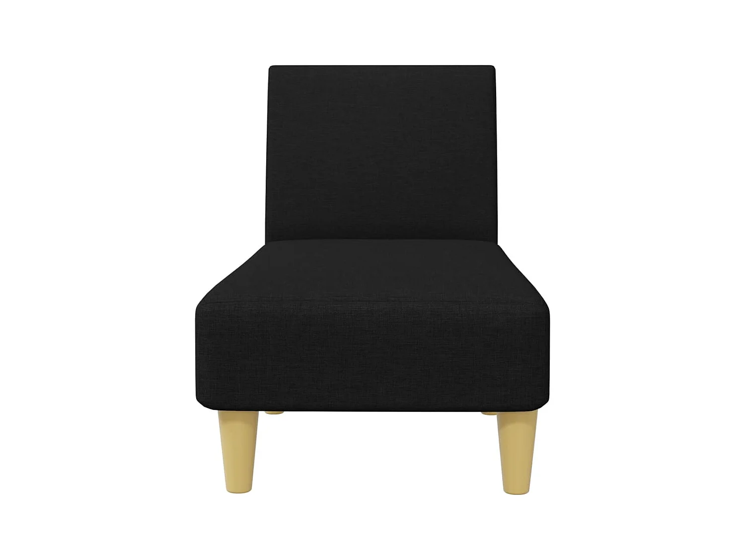 Ensemble de canapés 2 pièces noir tissu